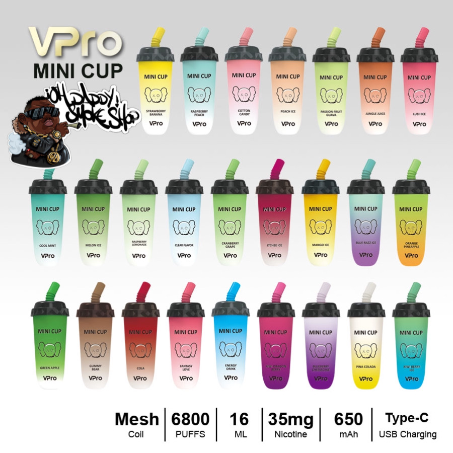 Vpro Mini Cup 6800 puff
