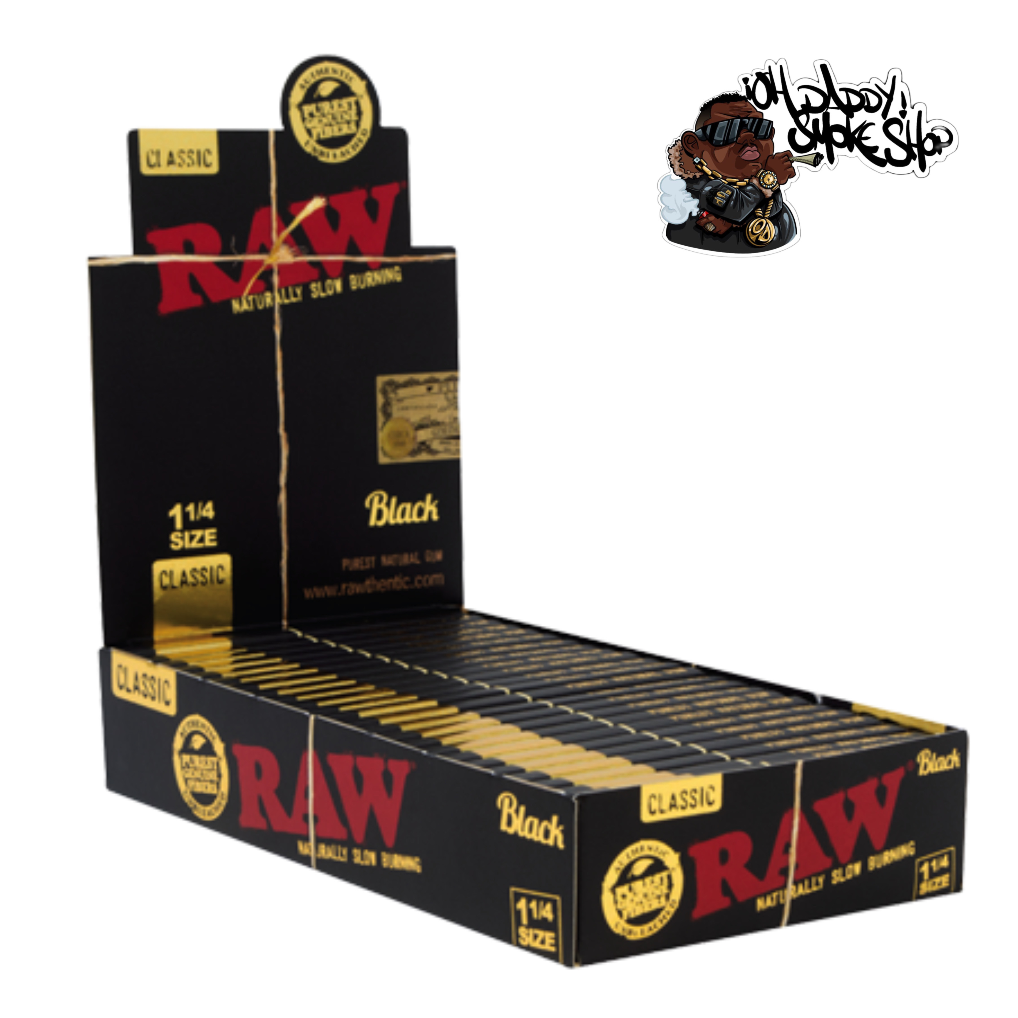 Caja Raw Black 1 1/4