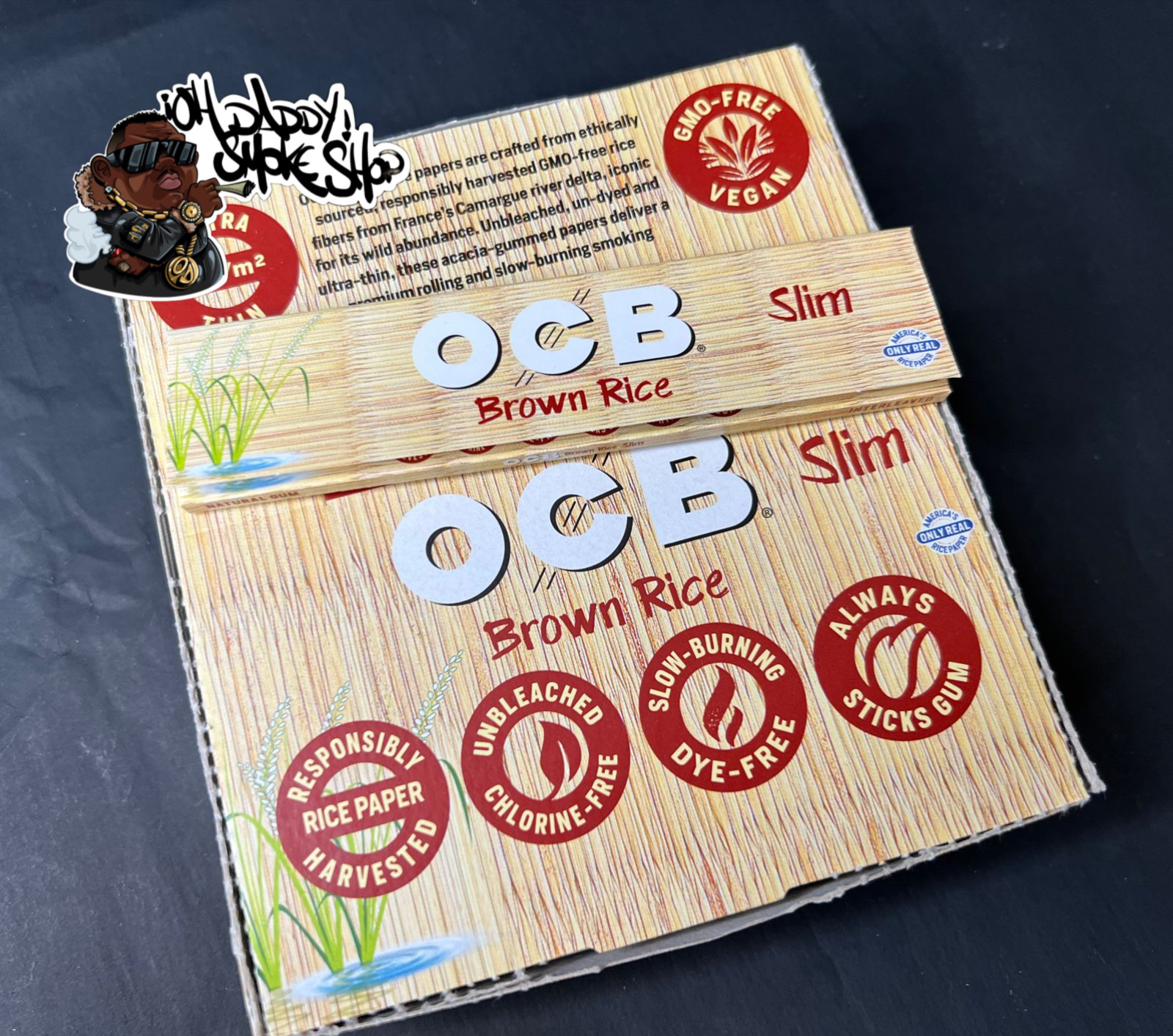OCB Brown rice Slim king size